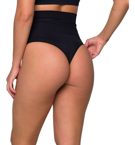 Calcinha Modeladora Fio Dental Plus Size Microfibra Un |2135