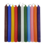 160 Velas Palito 18 Cm ( 5 Kilos ) Branca Colorida Atacado