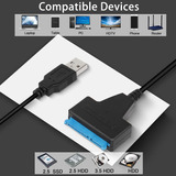 Qianrenon Usb 3.0 To Sata Iii Hard Drive Adapter Cable, Sata