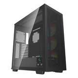 Gabinete Modular Deepcool Morpheus E-atx Cristal Templado Color Negro