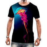 Camiseta Camisa Água Viva Animal Mar Medusas 15