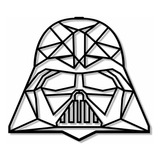 Cuadro Geométrico Decorativo Darth Vader 3d Cg1