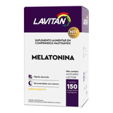 Melatonina Lavitan  0,21mg 150 Comp Mastigáveis - 150 Dias