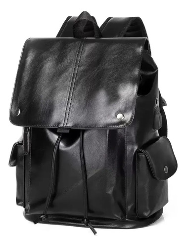 Laptop Mochila Cuero Viaje Hombre Grande Impermeable Usb