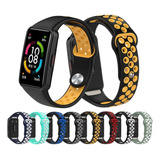 8 Correas For Huawei Band 6 / 6 Pro / Honor Band 6 Silicona