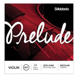 Violin Daddario Prelude Encordado  Medium 1/4 J810 1/4m