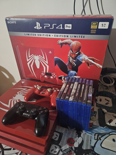 Playstation 4 Pro Edición Limitada Spider Man