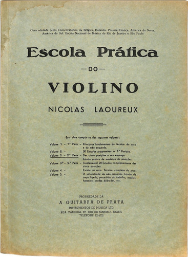 N Laourex - Escola Prática Do Violino 2ª Parte - Partitura