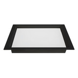 Painel Led Nordecor Kais Embutir Recuado 36w Preto 6500k