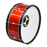 Tambora De Marcha Extreme Extm028 Rojo 24x10 Con Arnes