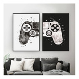 Quadros Decorativos 2 Peças 40x60 Video Game Gamer Controle