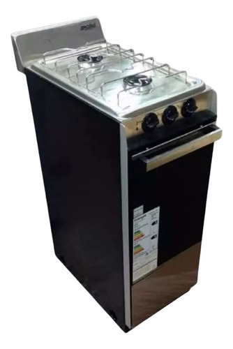 Cocina Gas Natural O Envasado 2 Hornallas Brogas Horno Inox