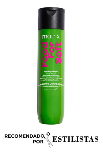  Shampoo Matrix Food For Soft Para Cabello Seco 300ml