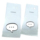 Tapa Trasera Samsung Galaxy S6 Flat G920 Color Azul Y Blanco