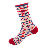 Calcetín B Sock Para Mujer Y Hombre, Estampado, Casual, Cáli