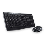 Teclado Y Mouse Logitech Combo Inalambrico Mk270 Multimedia 