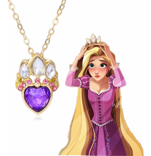 Collar Tiara Rapunzel Enredados Disney Princesas