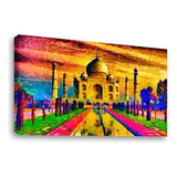 Cuadro Decorativo Canvas  Abstracto Artistíco Color Taj-mahal-pintura-1