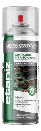 Spray Limpa Contato 300ml Etaniz