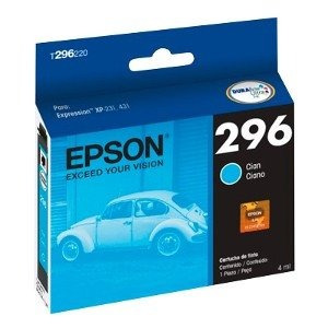 Cartucho Epson 296 Cyan T296220 Xp231 Xp241 Xp431 Wis