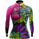 Ropa De Ciclismo Jersey Dama Mujer Manga Larga 748 Colibri