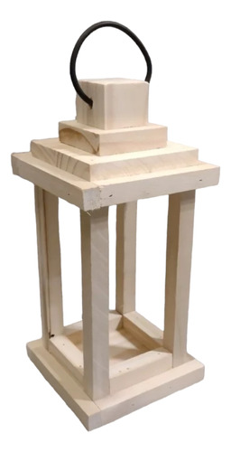 Fanal Farol En Madera De 35 Cm De Alto Pack De 5 Unidades 