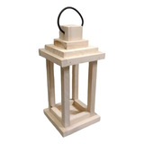 Fanal Farol En Madera De 35 Cm De Alto Pack De 5 Unidades 