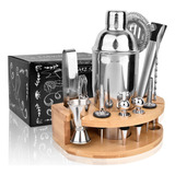 Juego Coctelera Set Utensilios Cóctel De Bar Inoxidable 12pk