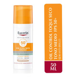 Eucerin Sun Gel Crema Toque Seco Tono Medio Spf50+ De X 50ml