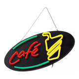 Aviso Led Tipo Neon Café New Model Moblihouse