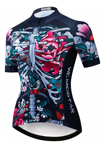 Maillot Ciclismo Mujer Top De Secado Rápido