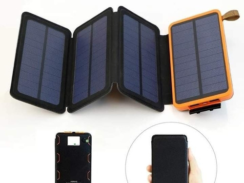 Cargador Solar 5v 20800ma 2 Usb Powerbank Recargable 