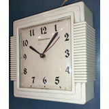 Reloj De Pared Standard Eléctric Art Deco Vidrio Bombe No/f