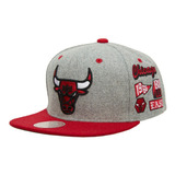 Gorra Mitchell And Ness Melton Patch Snapback Chicago Bulls