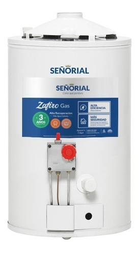 Termotanque Gas Señorial 30 Litros Alta Recup Selectogar