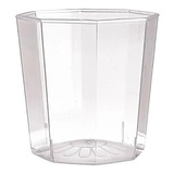 Vaso Octogonal 200cc Postres Cristal Shot X 150 Unidades.