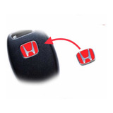 Emblema Honda Rojo Civic 2006 2013 Llave Control Alarma 1 Pz