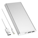 Cargador Portátil  De 12000 Mah Dual De 3 A