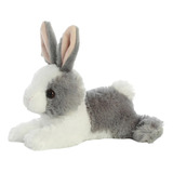 Peluche Aurora Mini Flopsie Conejo Gris Blanco Conejito Bebé