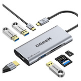 Dockstation Usb Tipoc Hdmi Hub M1 M2 Air Pro 7 Em 1 - Qgeem