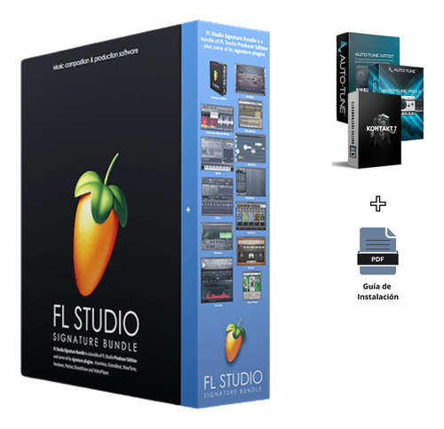 Fl Studio 21 + Antares Autotune + Kontakt 7 | Para Win/mac 