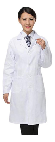 .. Uniforme De Mujeres De Manga Larga Blanco De Laboratorio