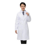 .. Uniforme De Mujeres De Manga Larga Blanco De Laboratorio