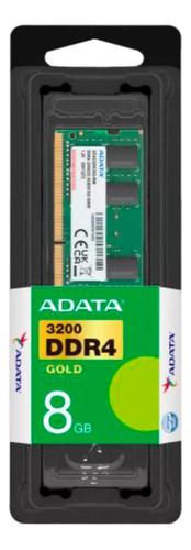 Memoria Portatil Adata 3200 Ddr4 Gold 8 Gb