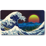 Mousepad Xl 58x30cm Cod.506 The Great Wave Retro Style