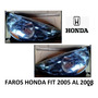 Faro Fondo Negro Honda Fit 2005-2008 Honda FIT