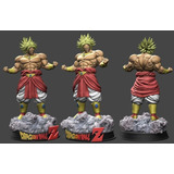 Archivo Stl Impresión 3d - Dragon Ball - Broly Ss Statue