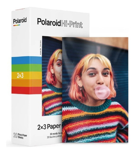 Papel Polaroid Hi-print 2x3 De 20 Hojas
