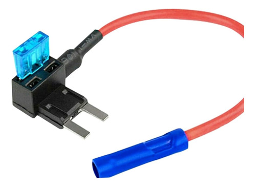 1x Adaptador Porta Fusible Mini 12v Ladron Roba Corriente