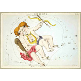 Lienzo Canvas Art Constelación Géminis 1825 Astronomía 50x72